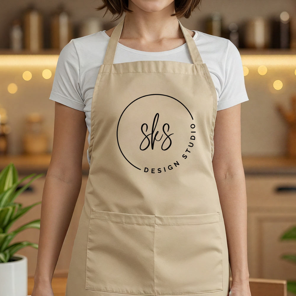 Custom Logo | Apron with Pocket