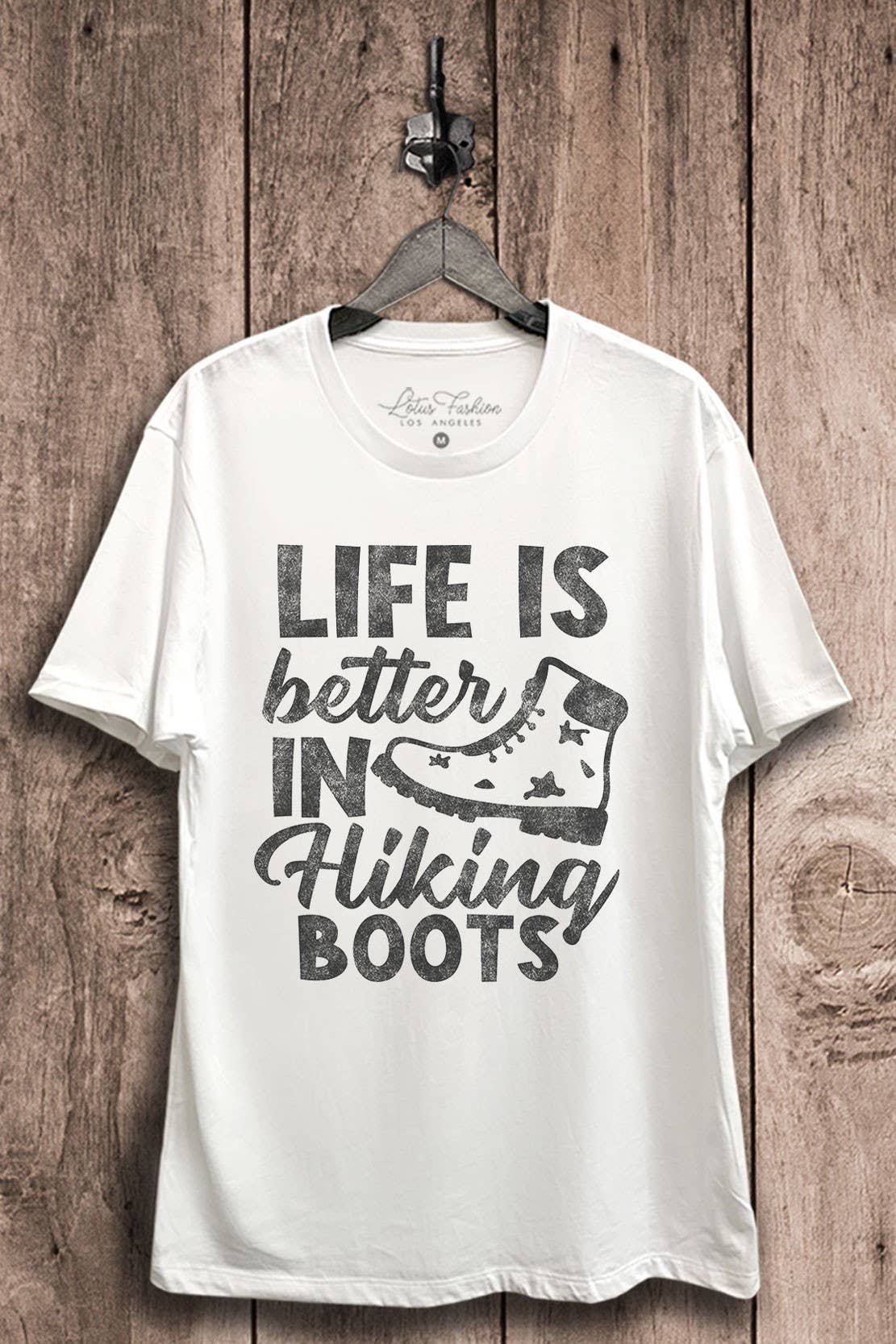Life Is Better in Hiking Boots Graphic Top