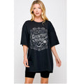 Country Music Vintage Graphic  Oversized Tee