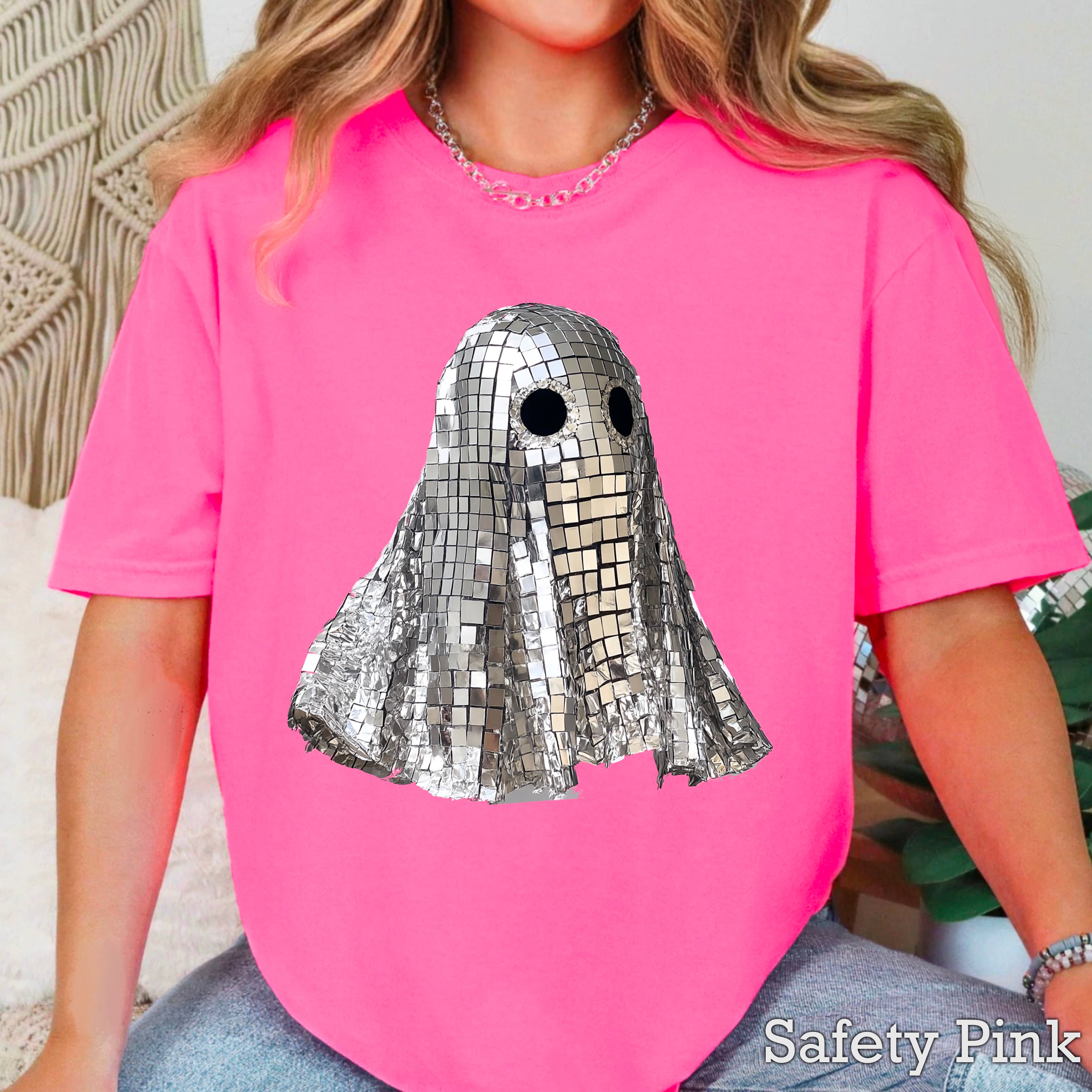 Disco Ghost Women’S Halloween 2025 Graphic Tee | Gildan