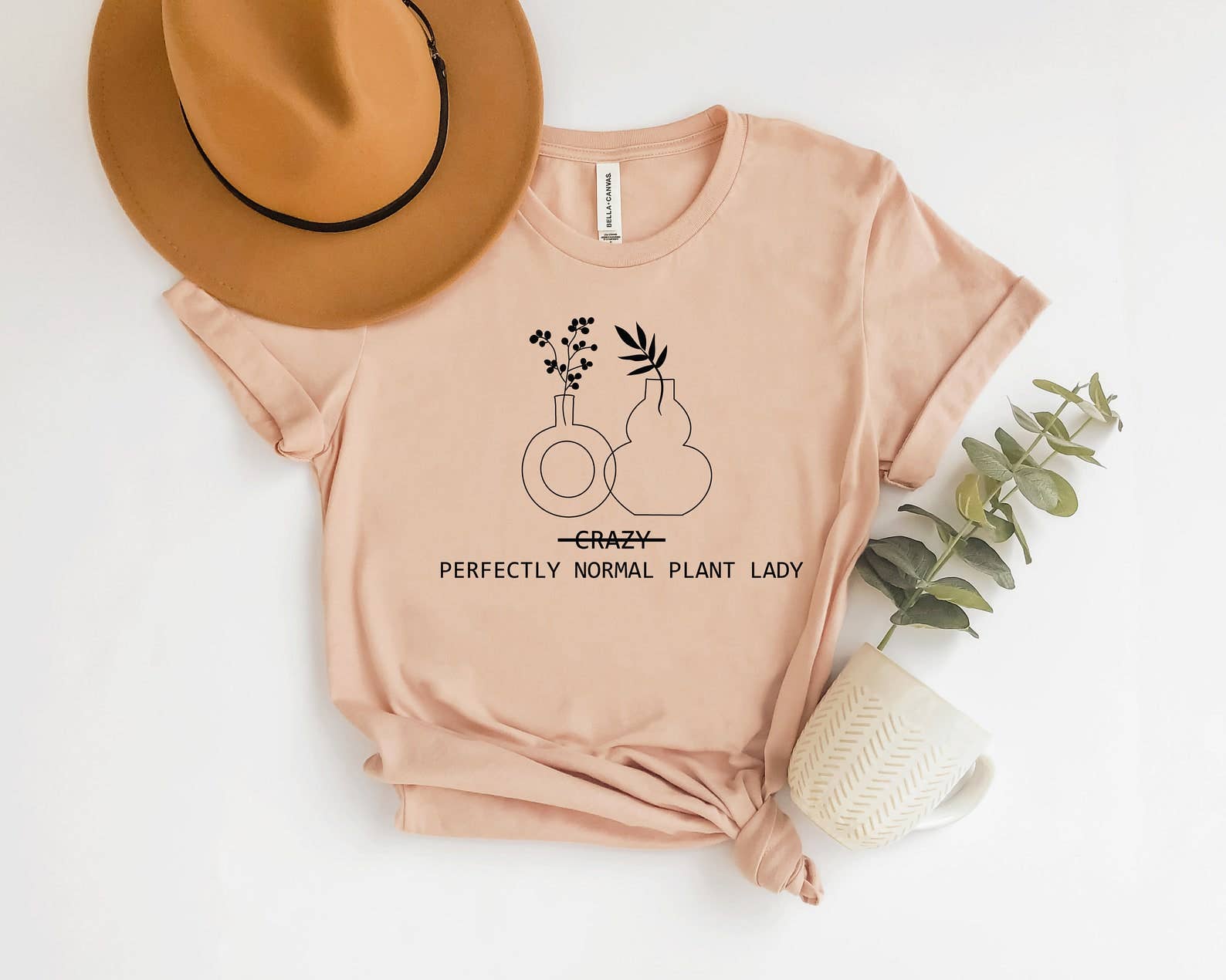 Crazy Perfectly Normal Plant Lady T-Shirt