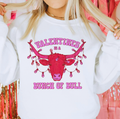Valentines Is Bull- White Sweatshirt
