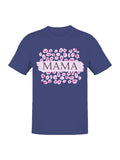 Pink Leopard Print Mama Design Women's T-Shirt