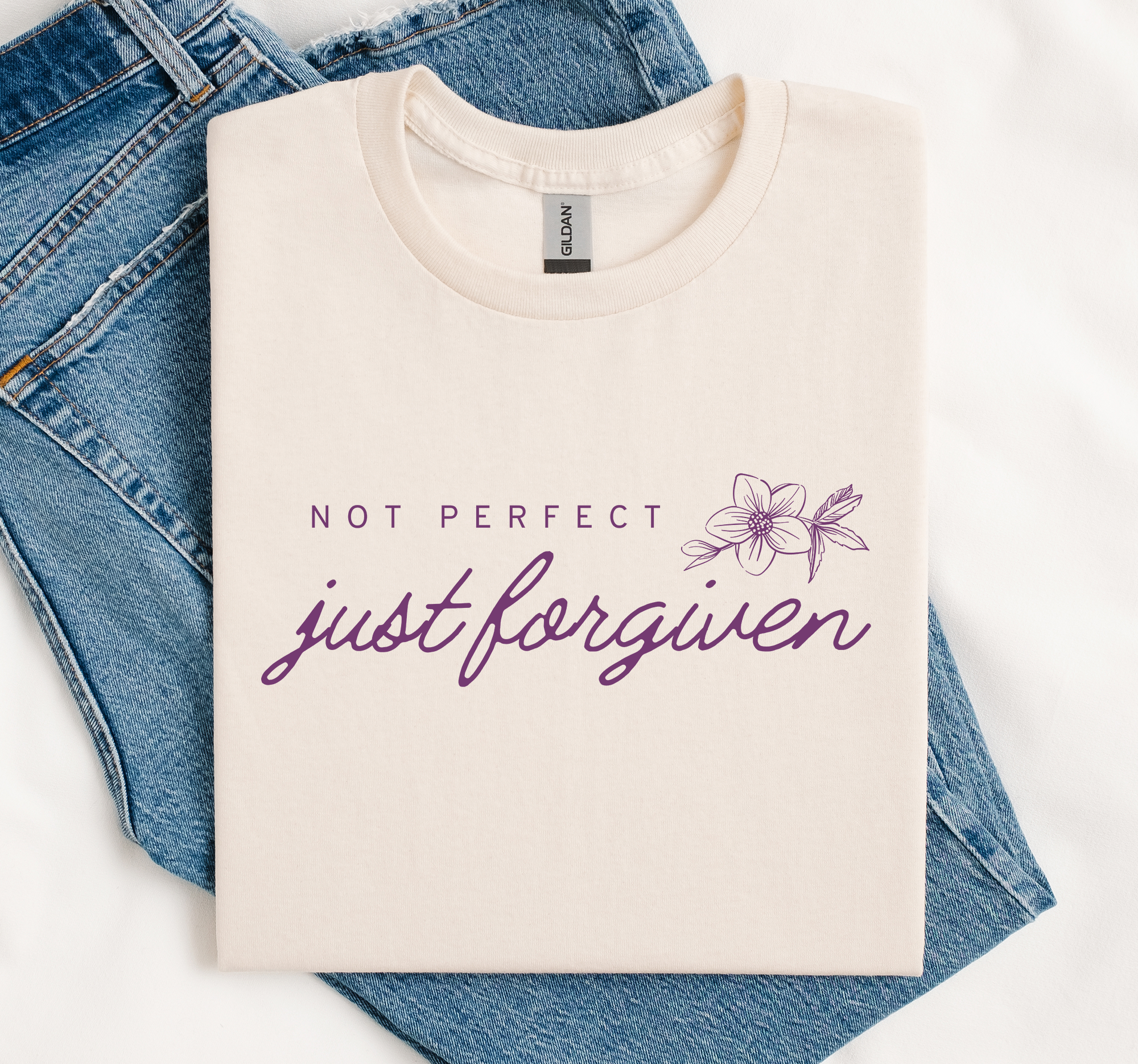 Forgiven Shirt, Faith Tee, Christian Shirt, Soft Gildan