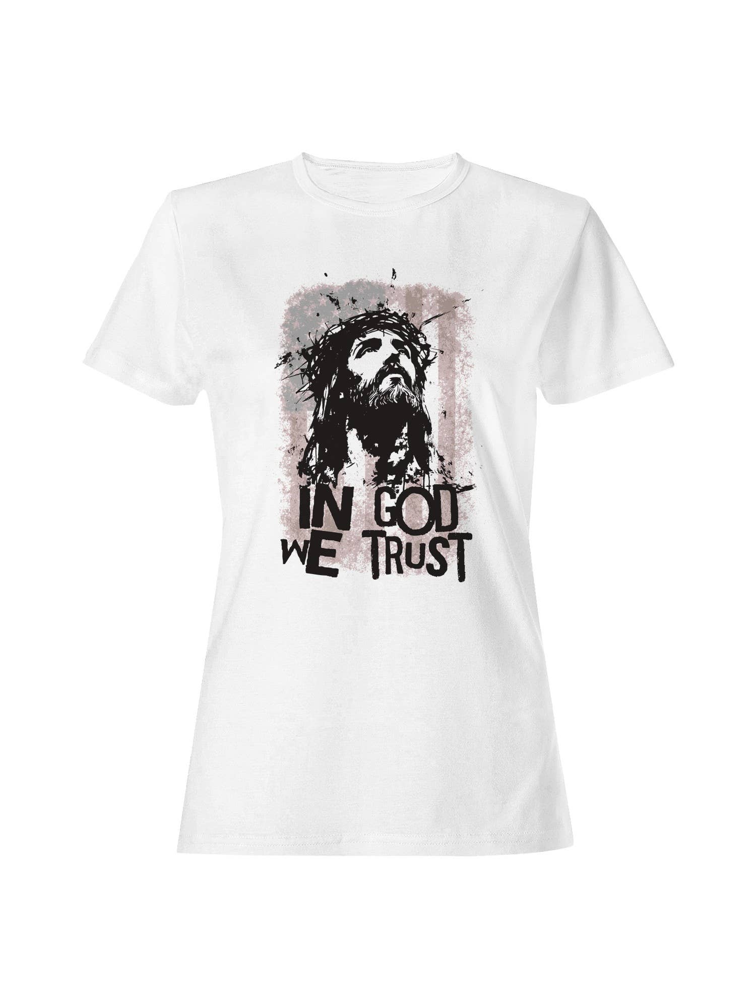 In God We Trust - Faith Design Women's T-Shirt