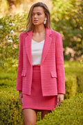 Crochet Blazer with Flap Pockets