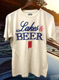 Lakes & Beer Relaxed Unisex Tee