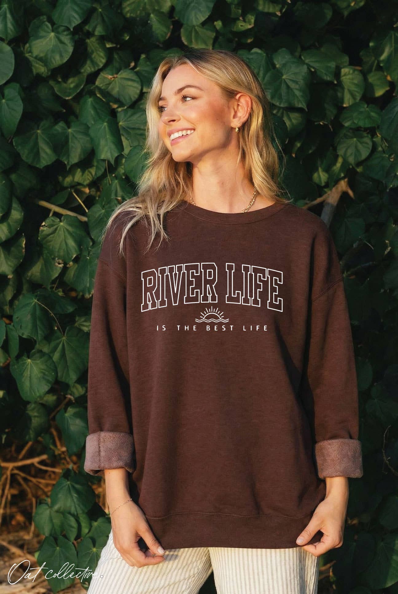 River Life Is the Best Life Graphic Sweatshirt
