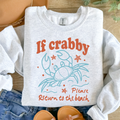 Crabby Beach Graphic Tee or Crewneck