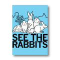 See the Rabbits Postcard