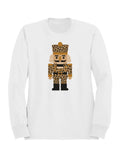 Leopard Print Nutcracker Design Men's Sweatshirt