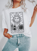 Sun Tarot Card Bk Celestial T-Shirt