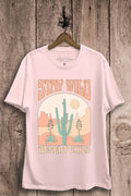 Stay Wild Desert Child Graphic Top