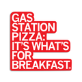 Gas Station Pizza Die-Cut Sticker