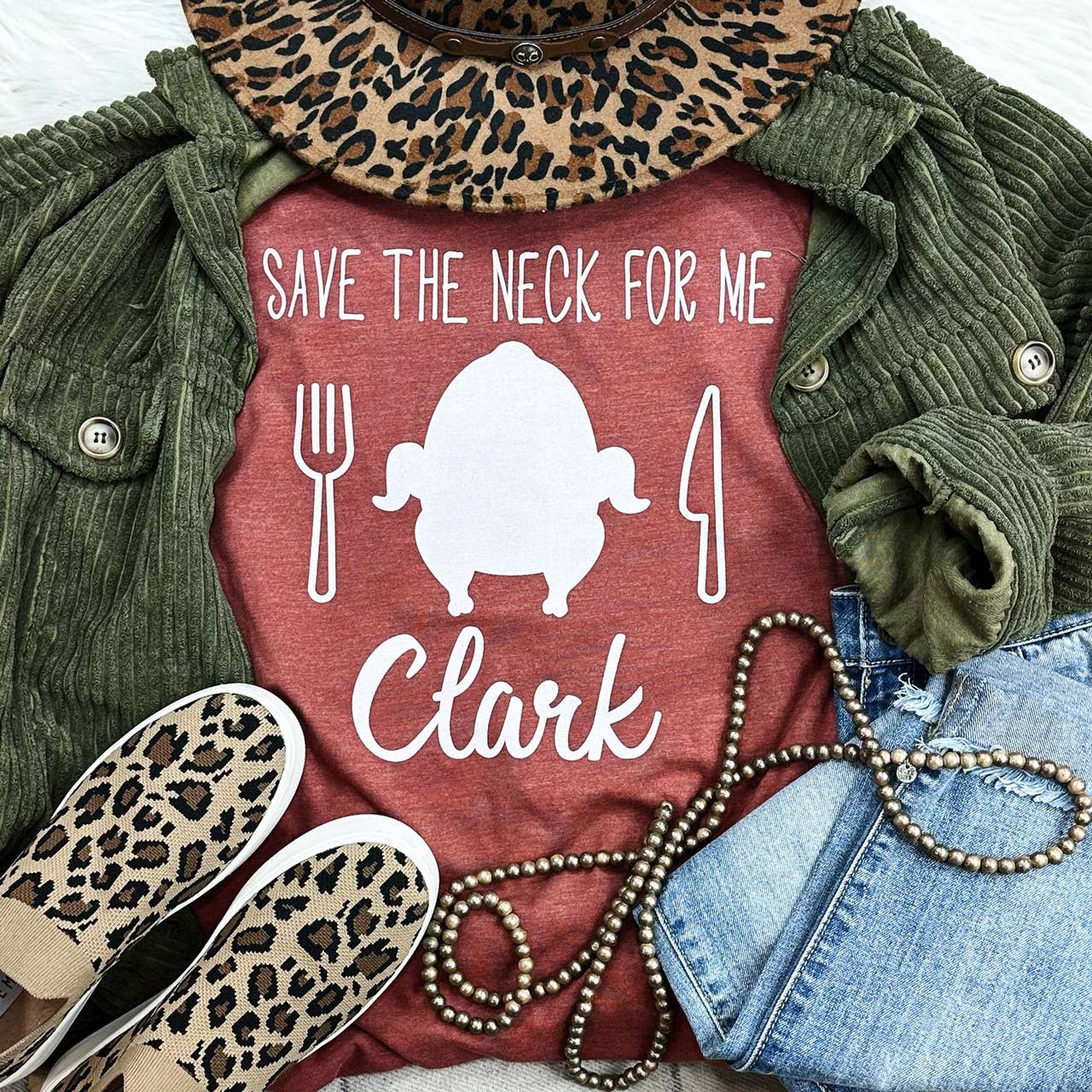 Save the Neck For Me Heather Clay Everyday Tee