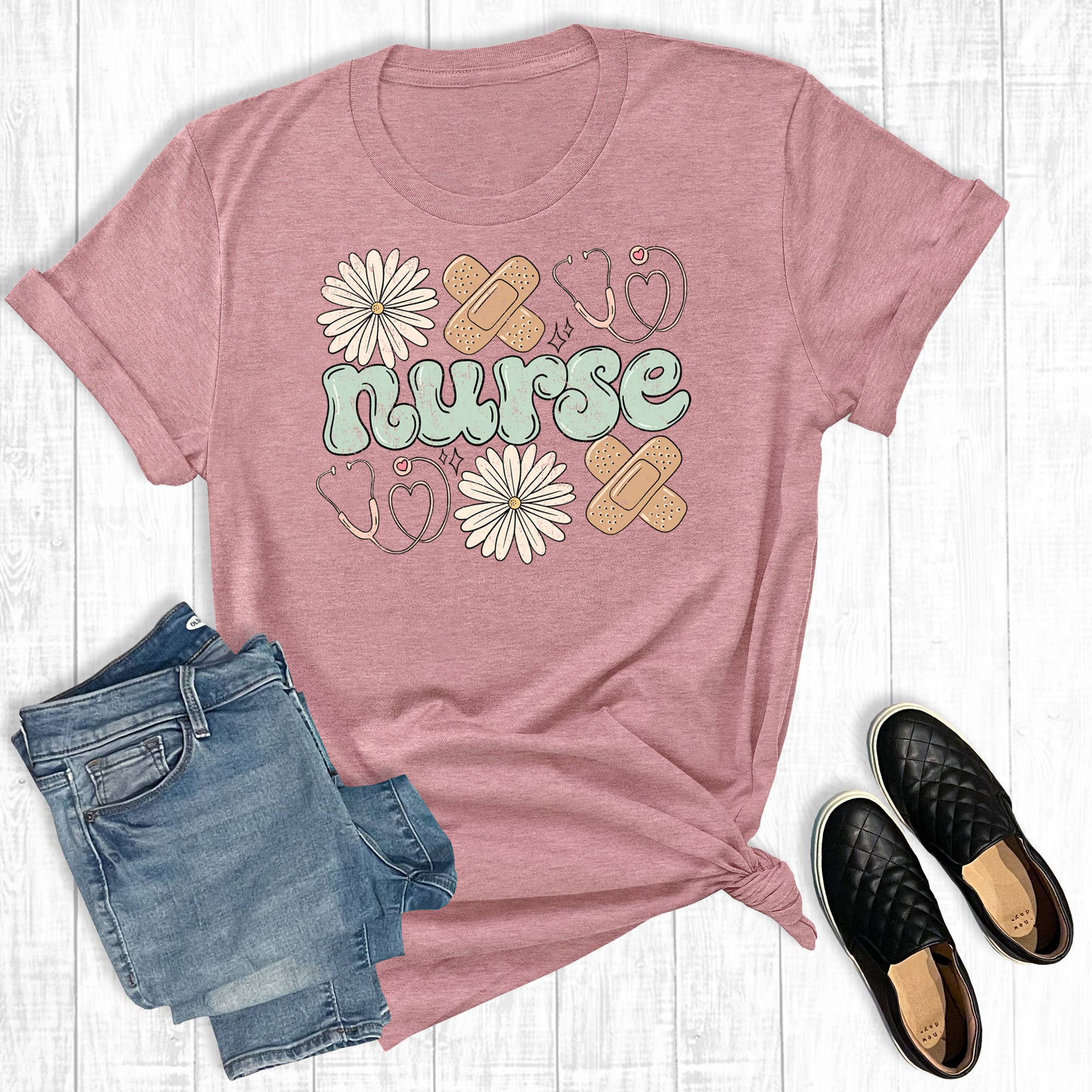 Nurse Daisy Graphic Tee