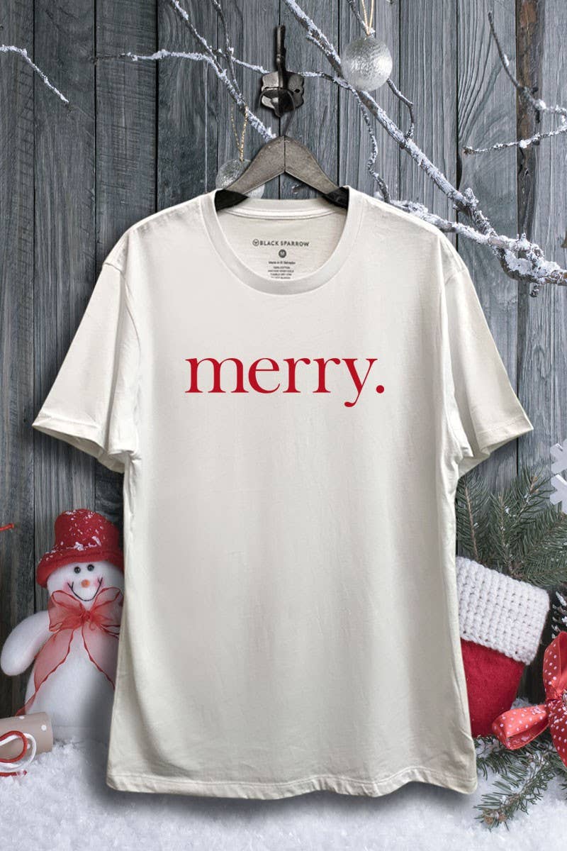 Merry Graphic Top