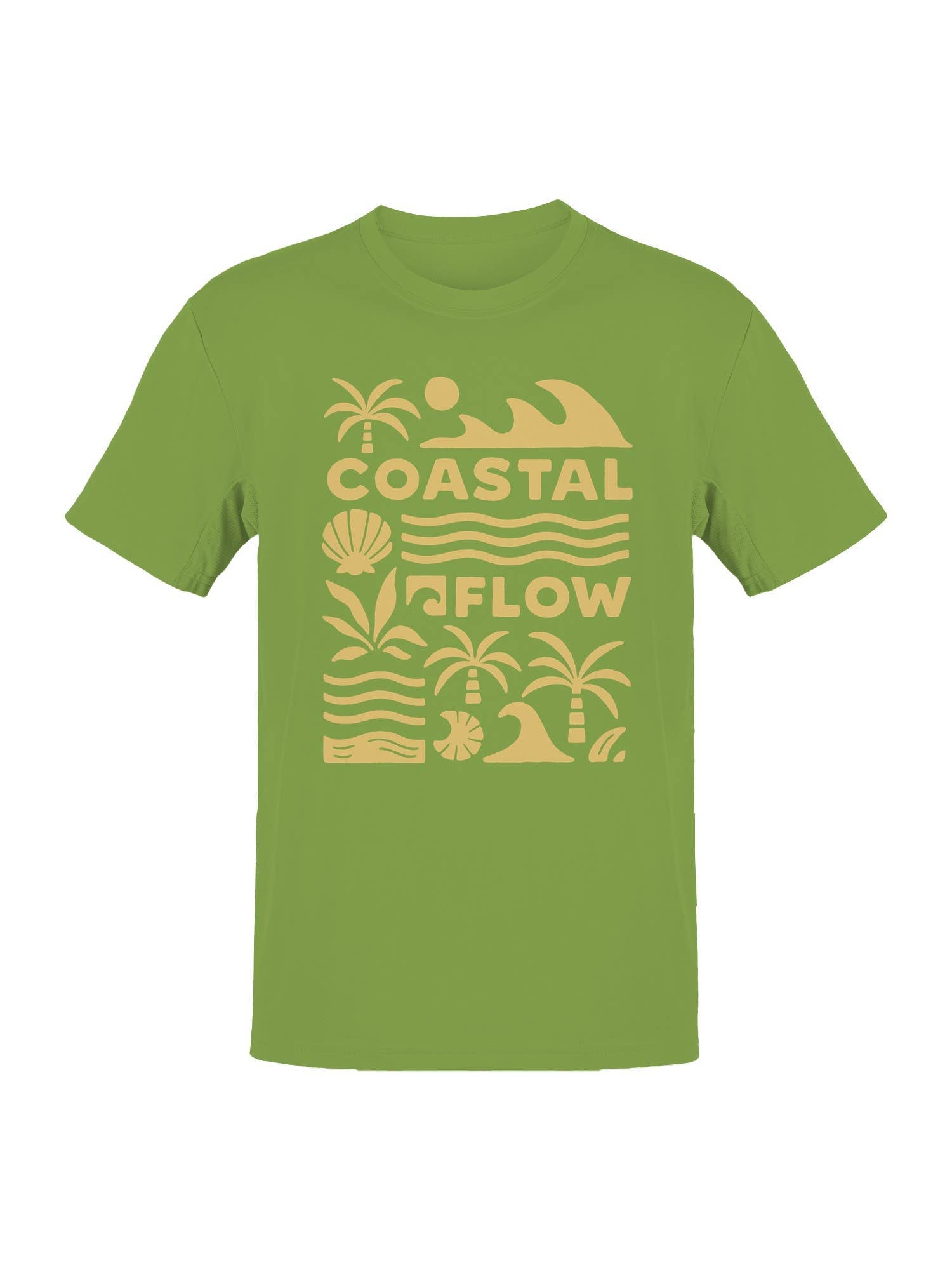 Coastal Flow Tropical Vibes Men's T-Shirt