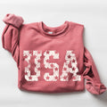 Retro USA Stars Patriotic America 4th of July Sweatshirt