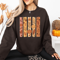 Fall, Brush Stroke, Floral, Pumpkin, Autumn Sweatshirt
