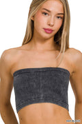 .0810 Premium Washed Seamless Bandeau Top Bra SI-25514
