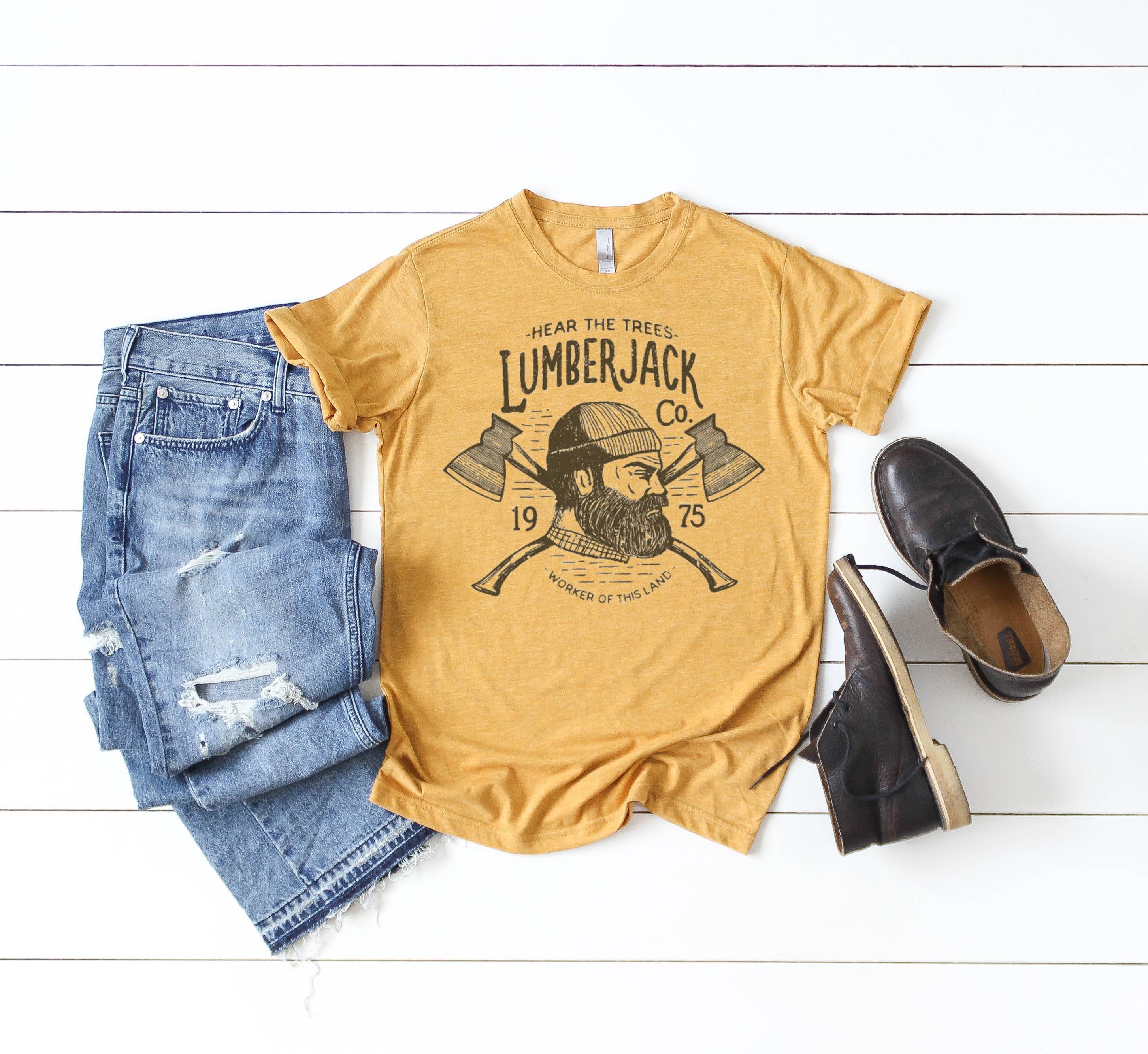 Bearded Lumberjack | Dad Tee
