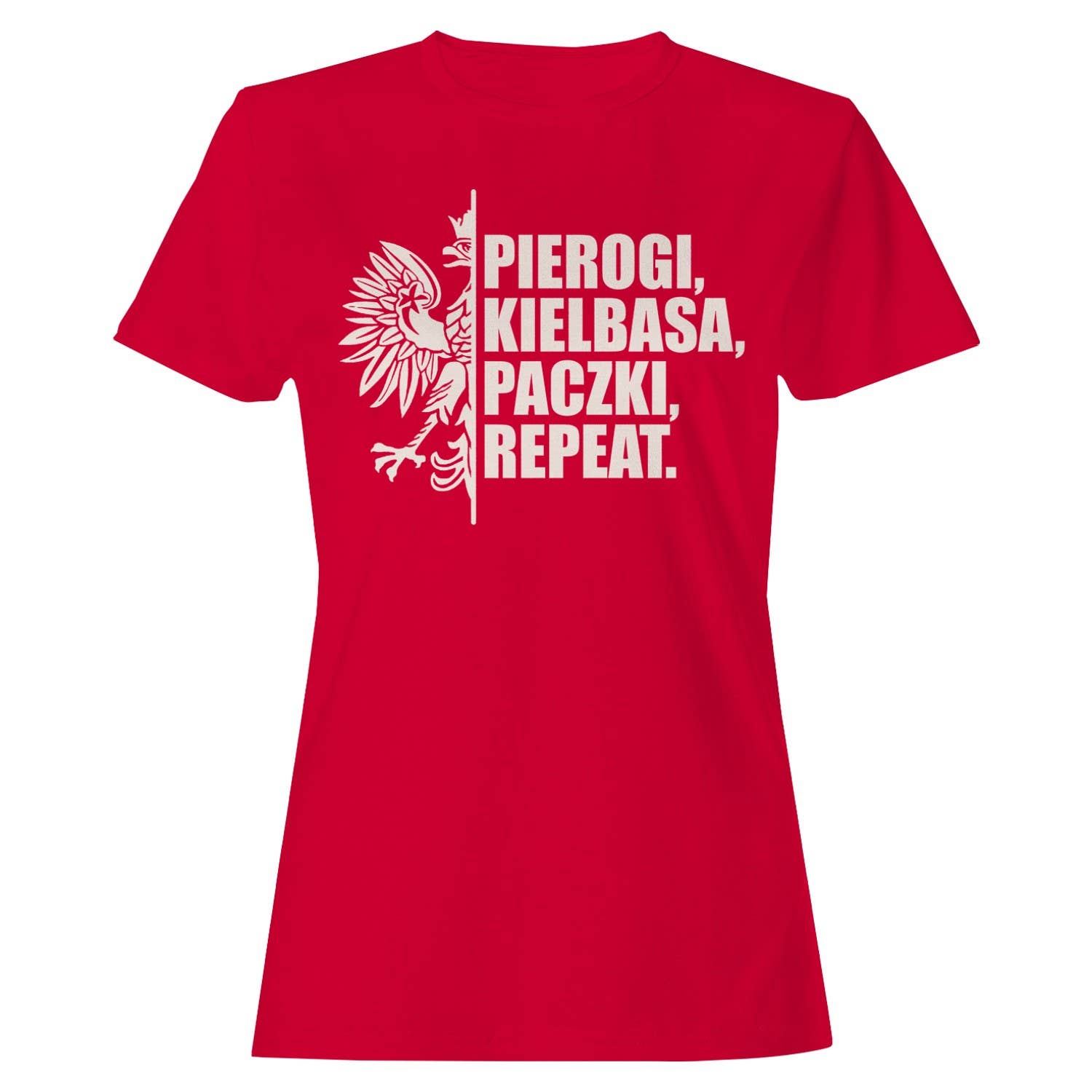 Pierogi Kielbasa Paczki Repeat Women's T-Shirt