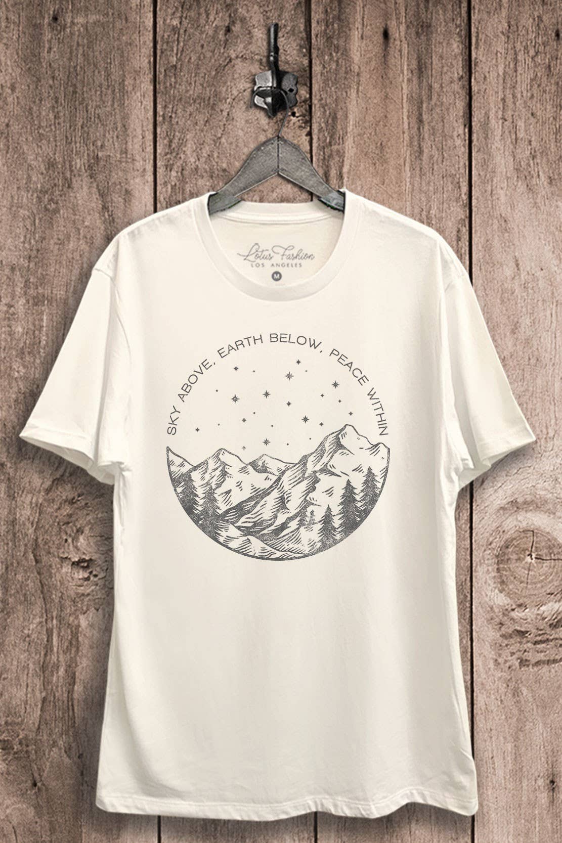 Sky Above Earth Below Peace Within Graphic Top