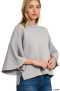'..._ Viscose Bell Sleeve Sweater