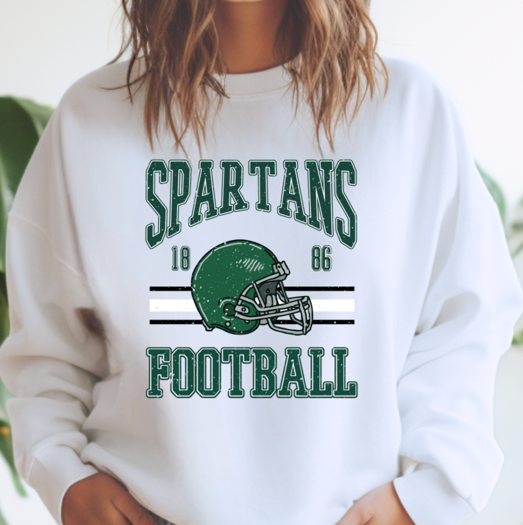 Spartans Football Tee or Sweatshirt