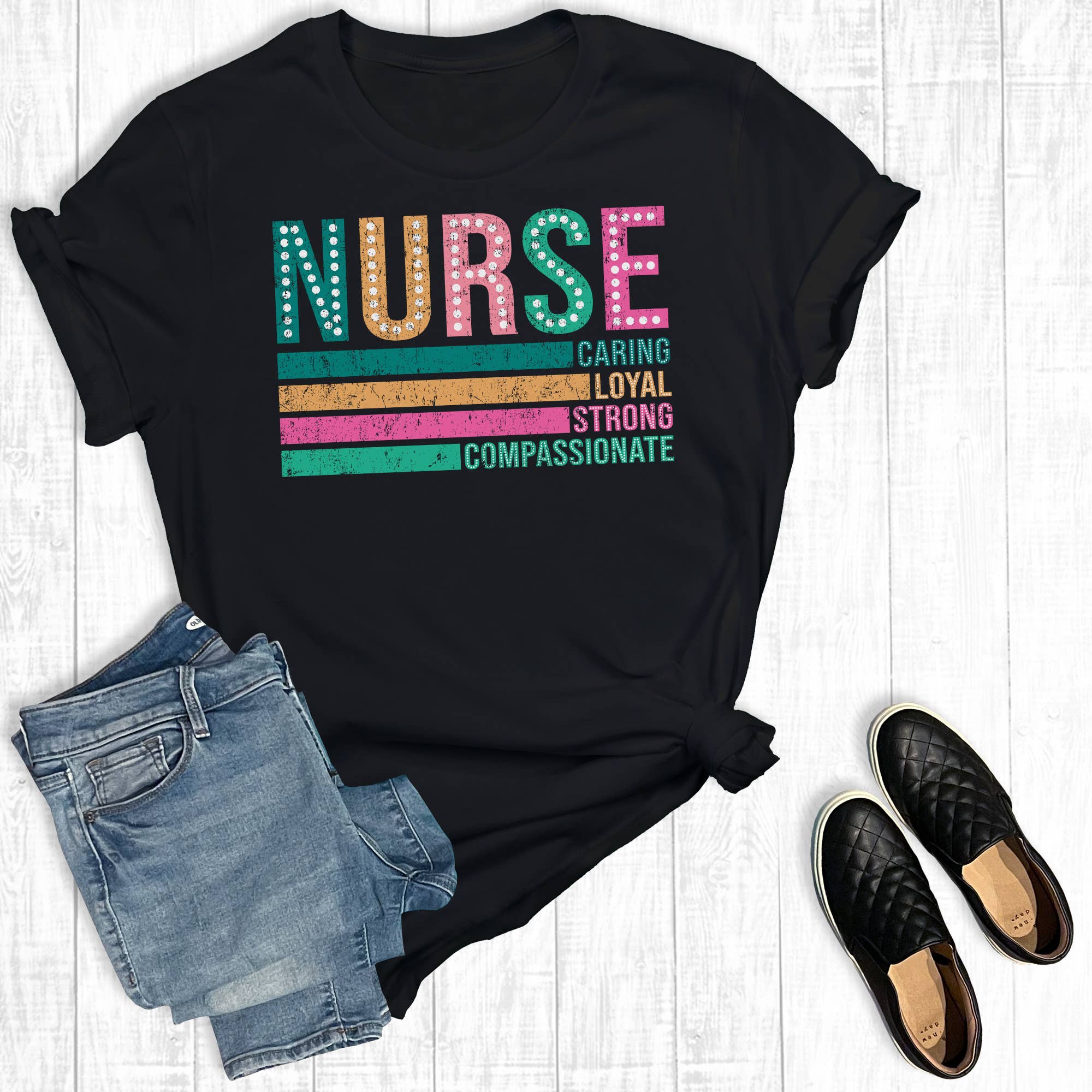 Retro Nurse Life Graphic Tee