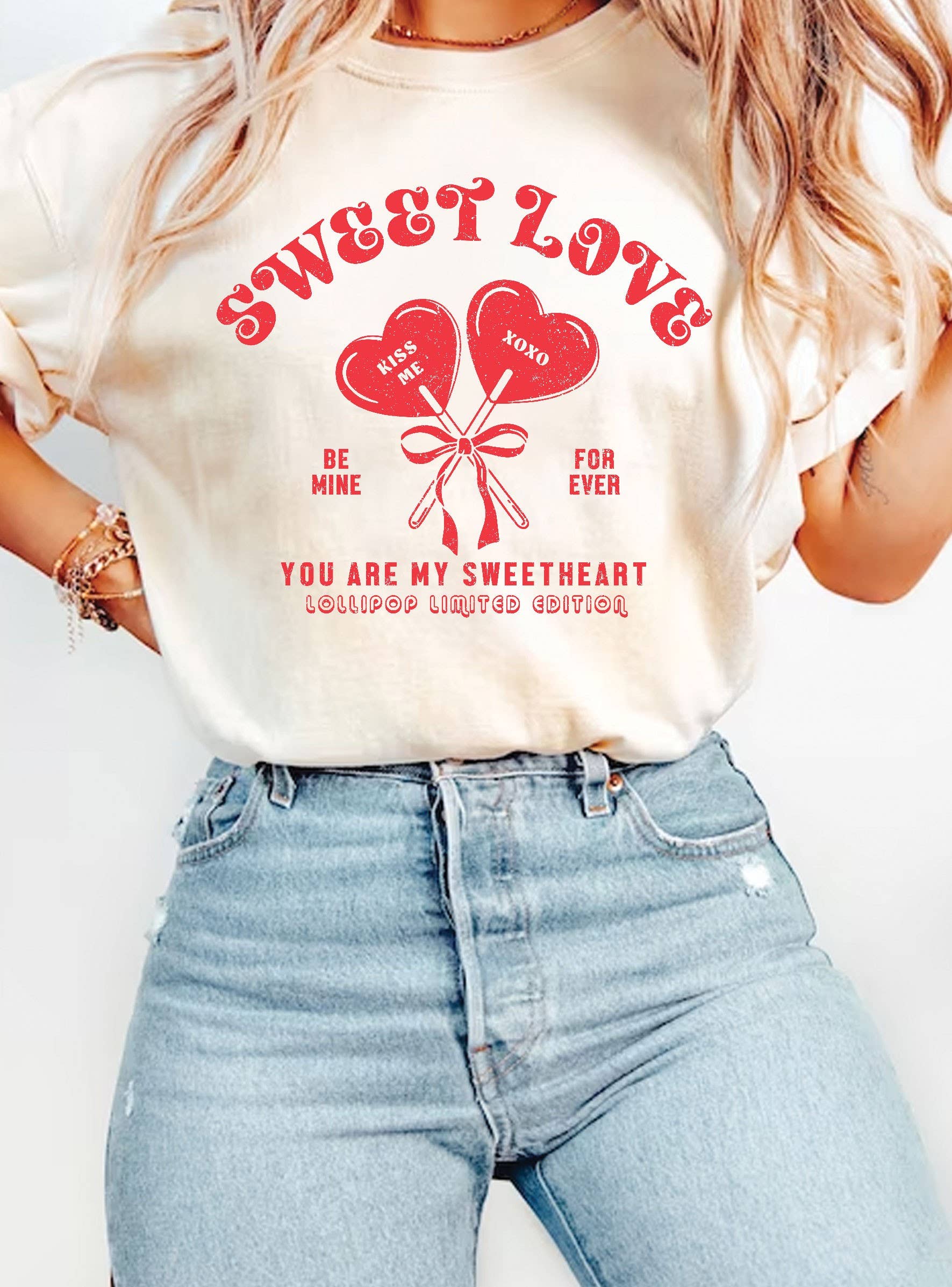 Sweet Love Lollipop Graphic Tshirts