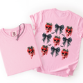 Spooky Strawberry Skeleton, Halloween, Creepy T-Shirt