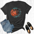 Basketball Game Day Heart Graphic Tee