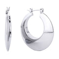 14K Gold-Dipped Bold Round Pin Catch Earrings