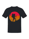 Retro Sunset Hiking Adventure Men's T-Shirt
