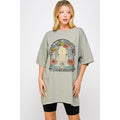 Long Live Cow Girl  Vintage   Graphic  Oversized Tee