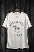 Wild and Free Spirit Horse Graphic Top