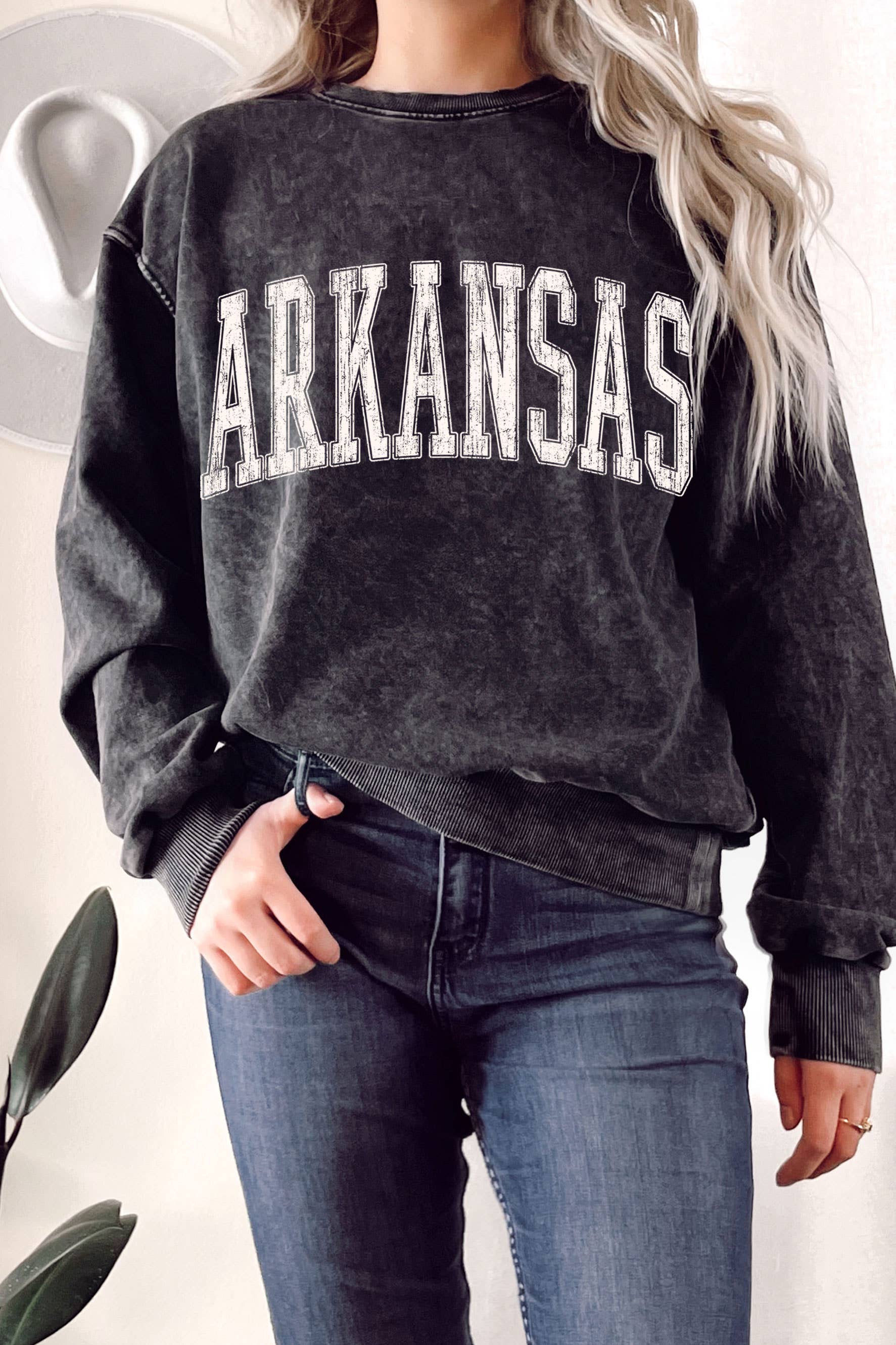 Arkansas Puff Mineral Graphic Terry Sweatshirts