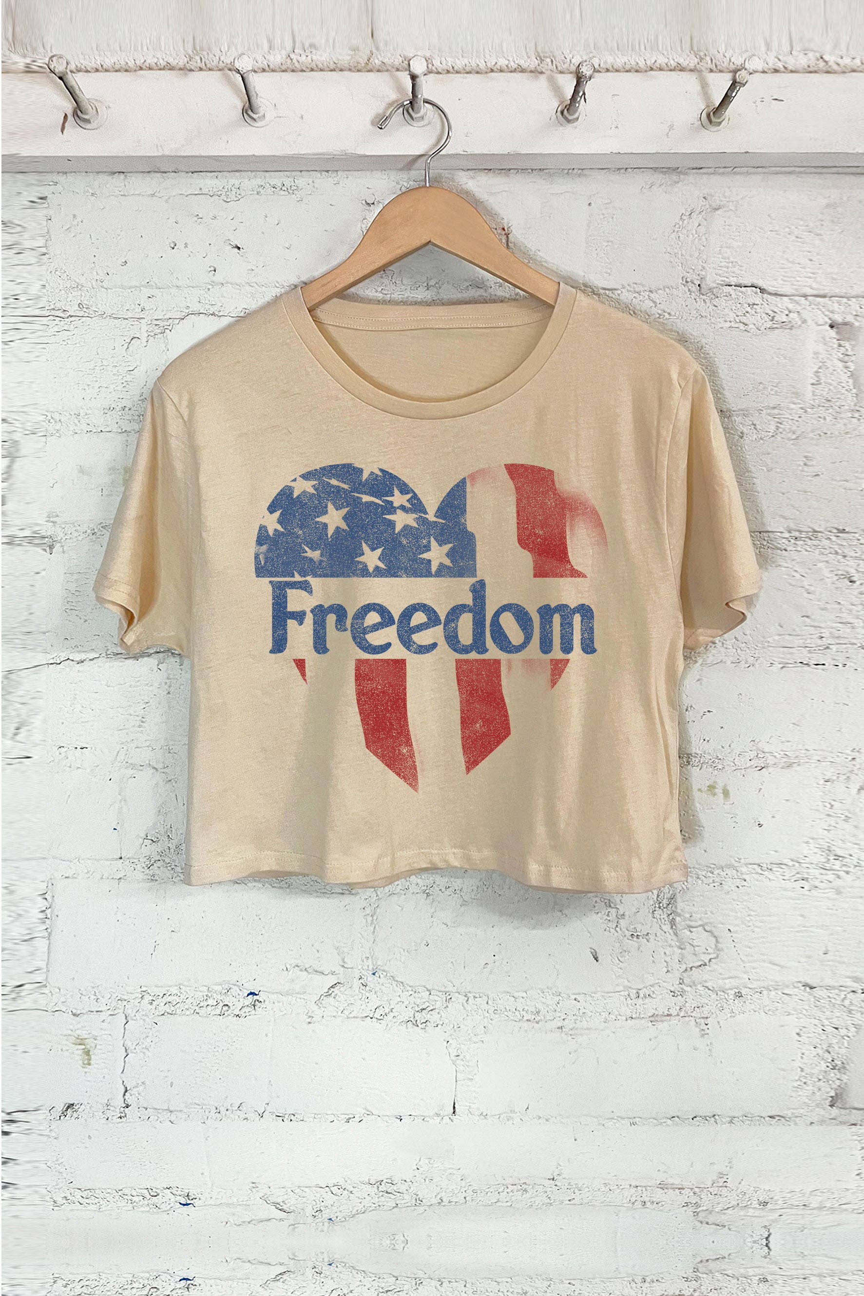 Freedom Women's Screen Printed T-Shirt