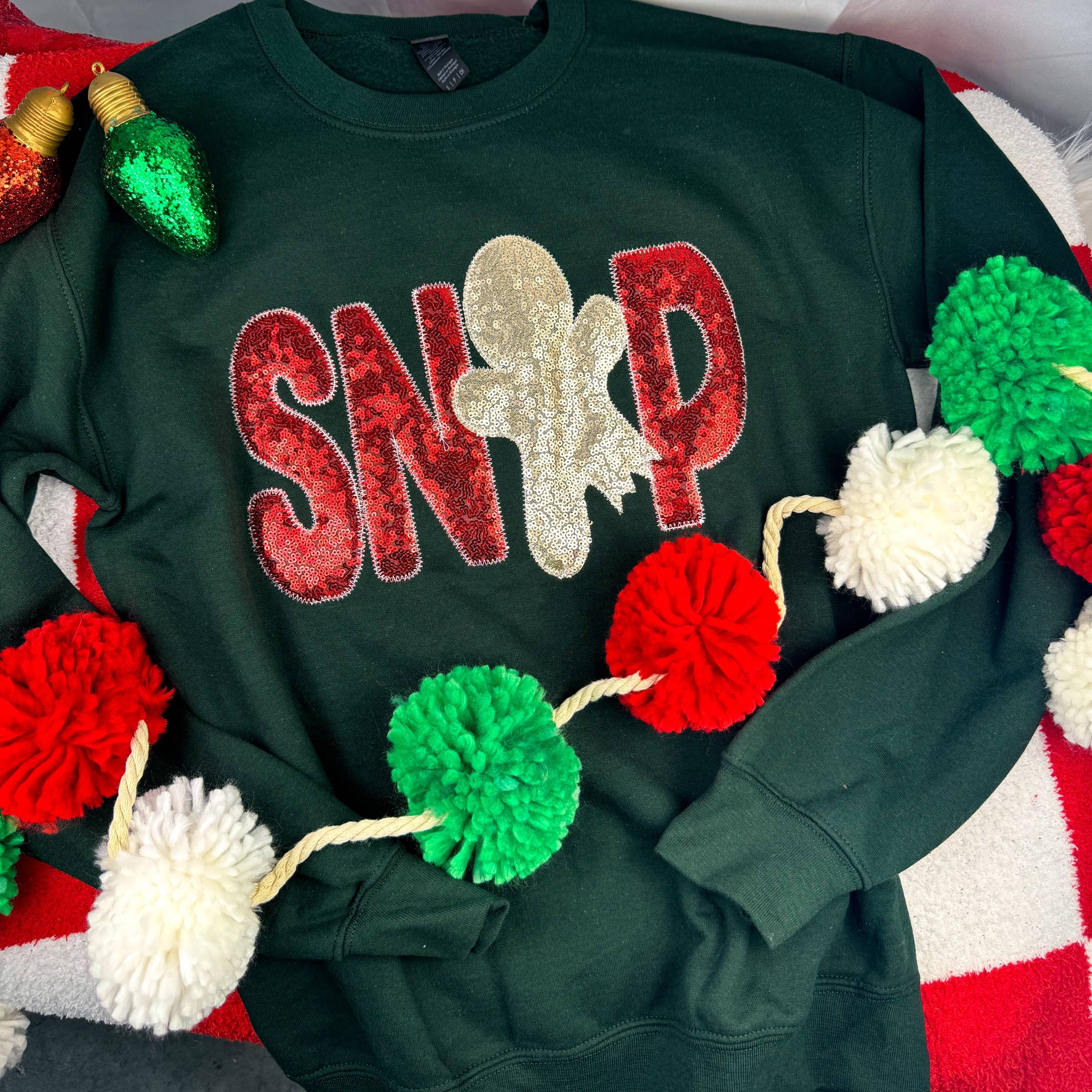 Merry (Christmas) Gingerbread Snap Sweatshirt