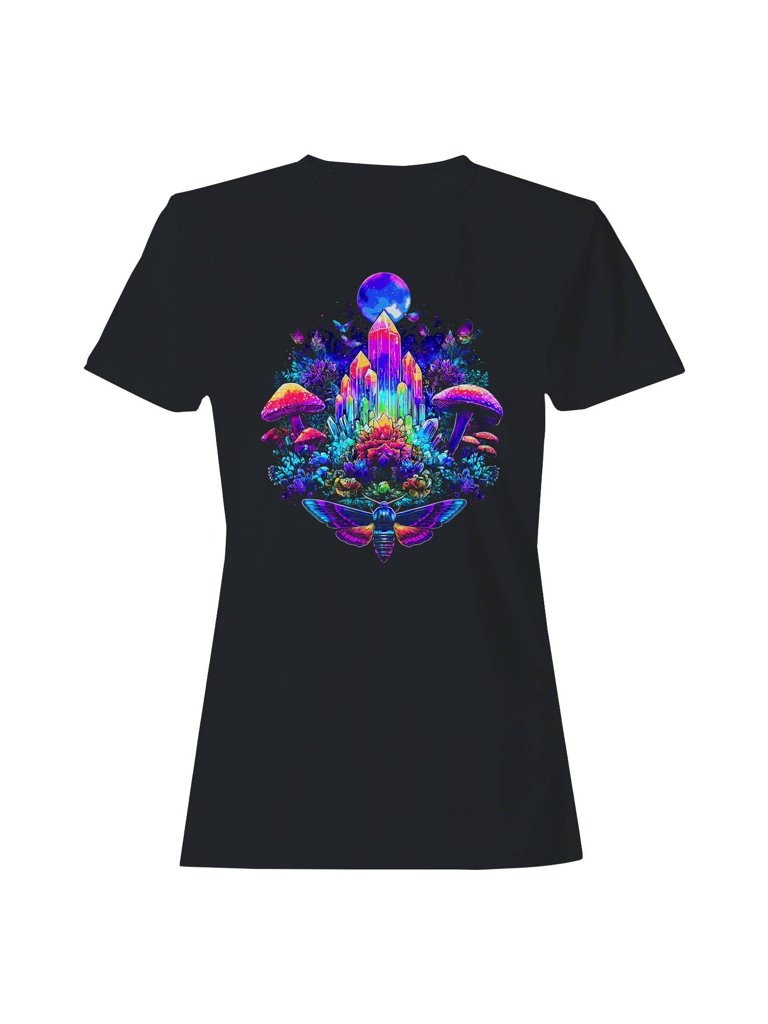 Mystic Crystal Moonlit Garden Women's T-Shirt