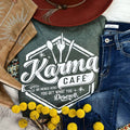 Karma Cafe Military Green Everyday Tee