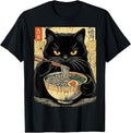 Funny Kawaii Anime Cat Ramen Graphic