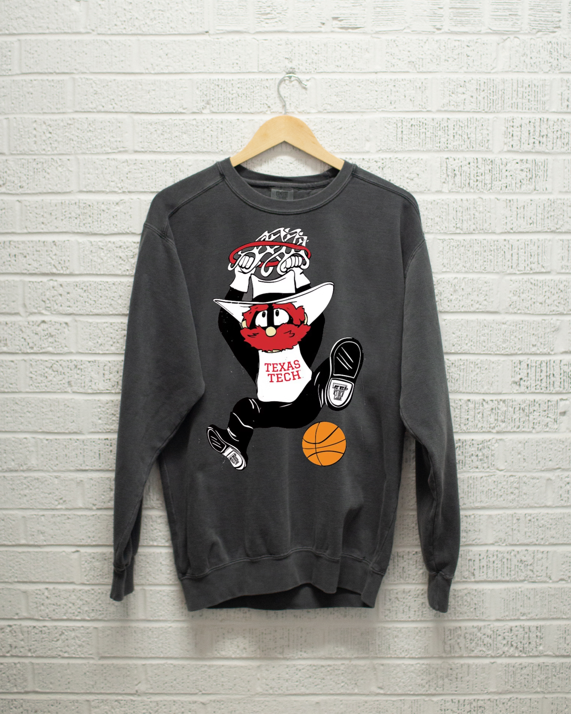 Texas Tech Red Raiders Double Baller Pepper Cc Sweatshirt