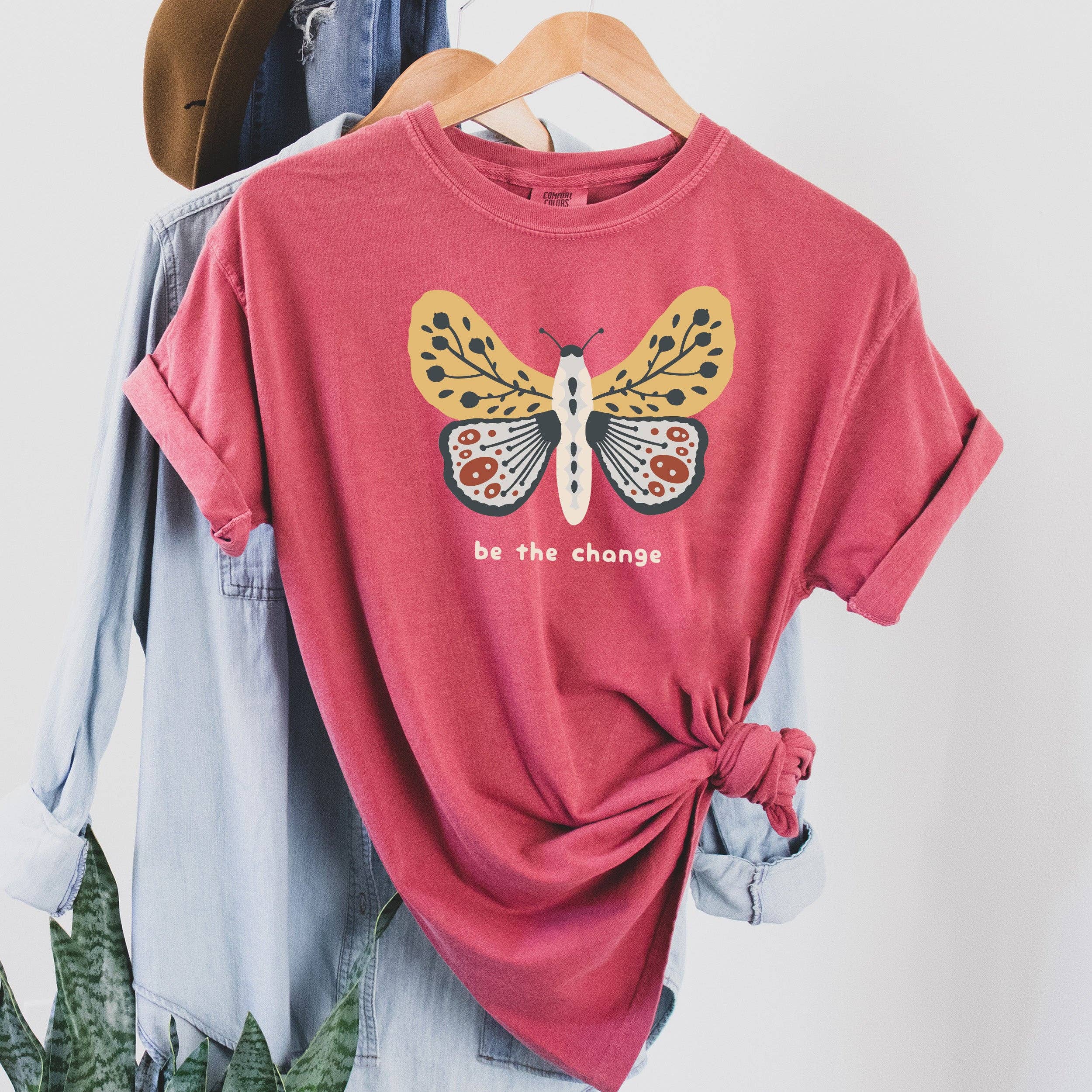 Be the Change Moth Positivity T-Shirt