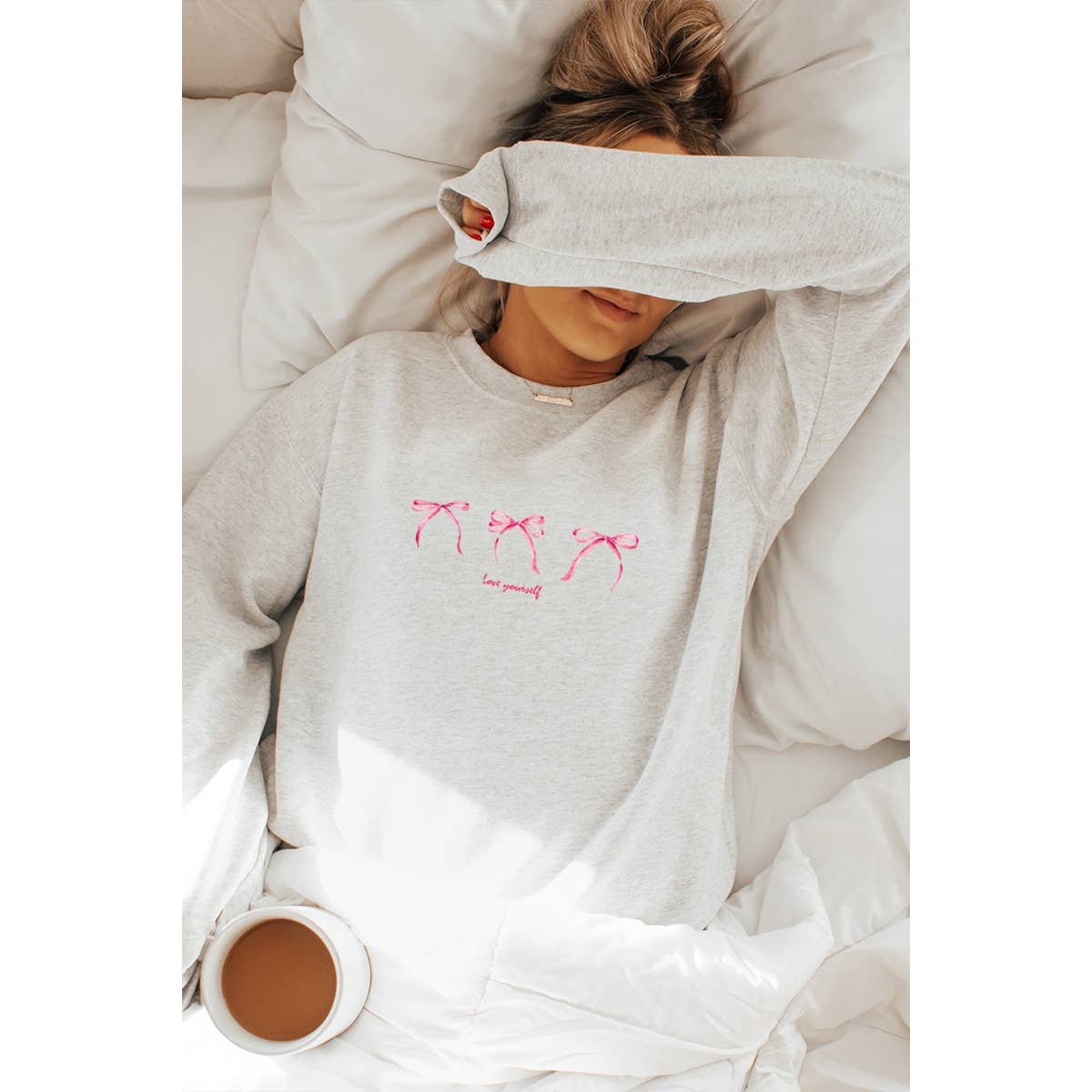 Love Yourself Valentine  Graphic Sweatshirts