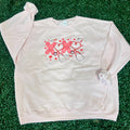 Healthcare Valentines Sweatshirt On Hanes Pale Pink
