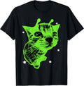 Y2K Alien Cat Meme Retro Silly Cat Vintage Tee Co