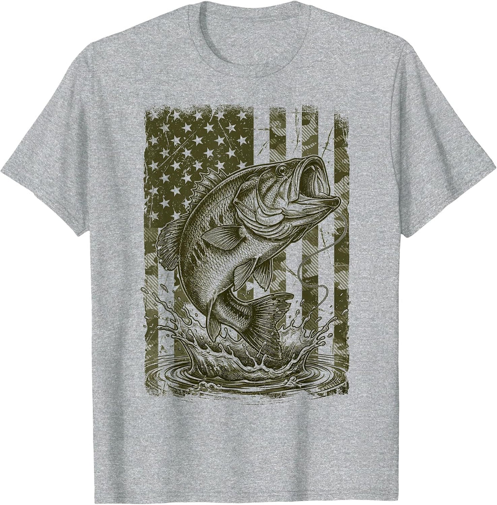 Bass Fishing Camouflage Bass Fish American Camo